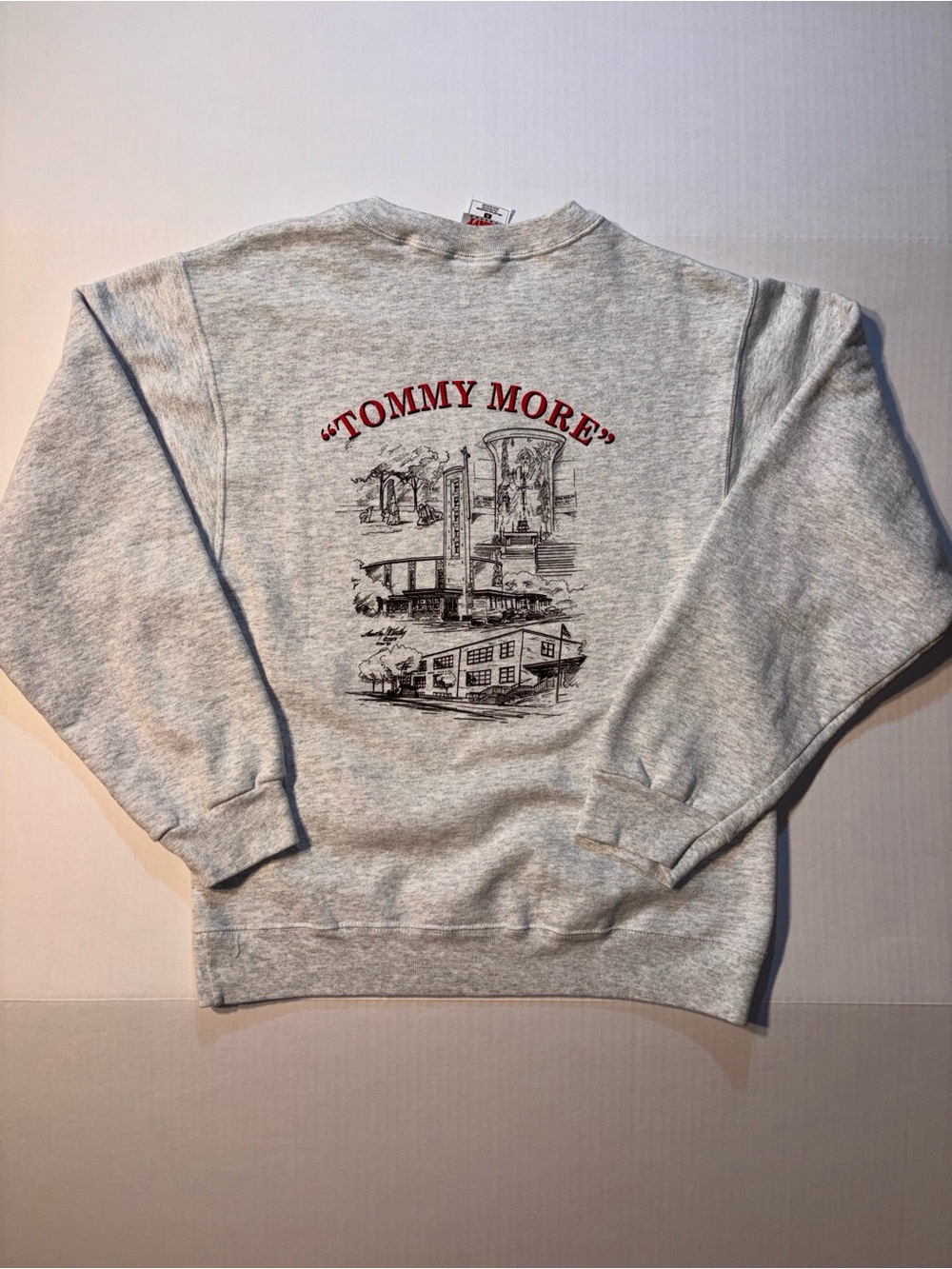 Vtg Tommy More Chicago Church Jesus Religious God 90’s Y2K Crewneck Sweatshirt
